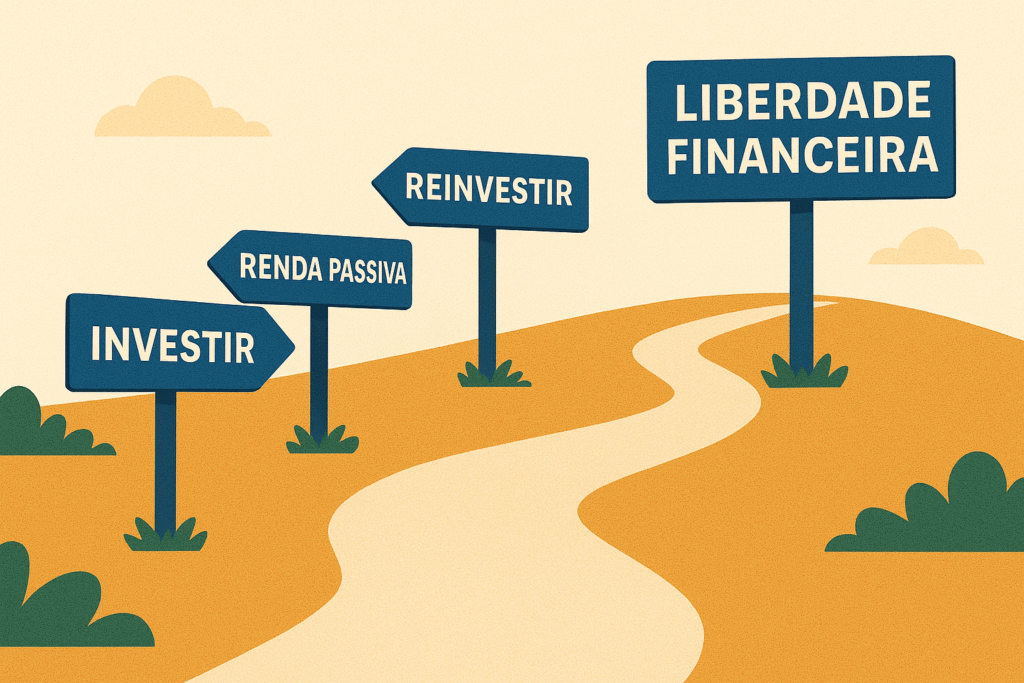 Caminho para alcançar liberdade financeira com FIIs