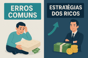 Leia mais sobre o artigo Pare de Investir Assim! Veja Como Os Ricos Fazem